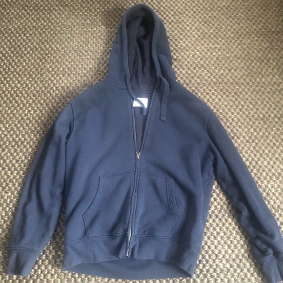 Old Navy Sherpa Lined Zip Up Hoodie - Great Condition - Picture 1 of 4